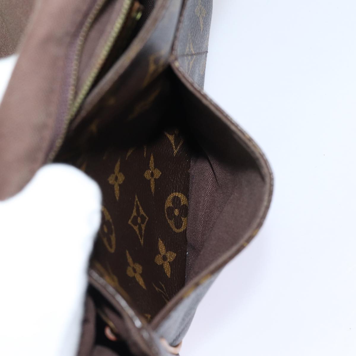 LOUIS VUITTON Monogram Menilmontant PM Shoulder Bag M40474 LV 86123