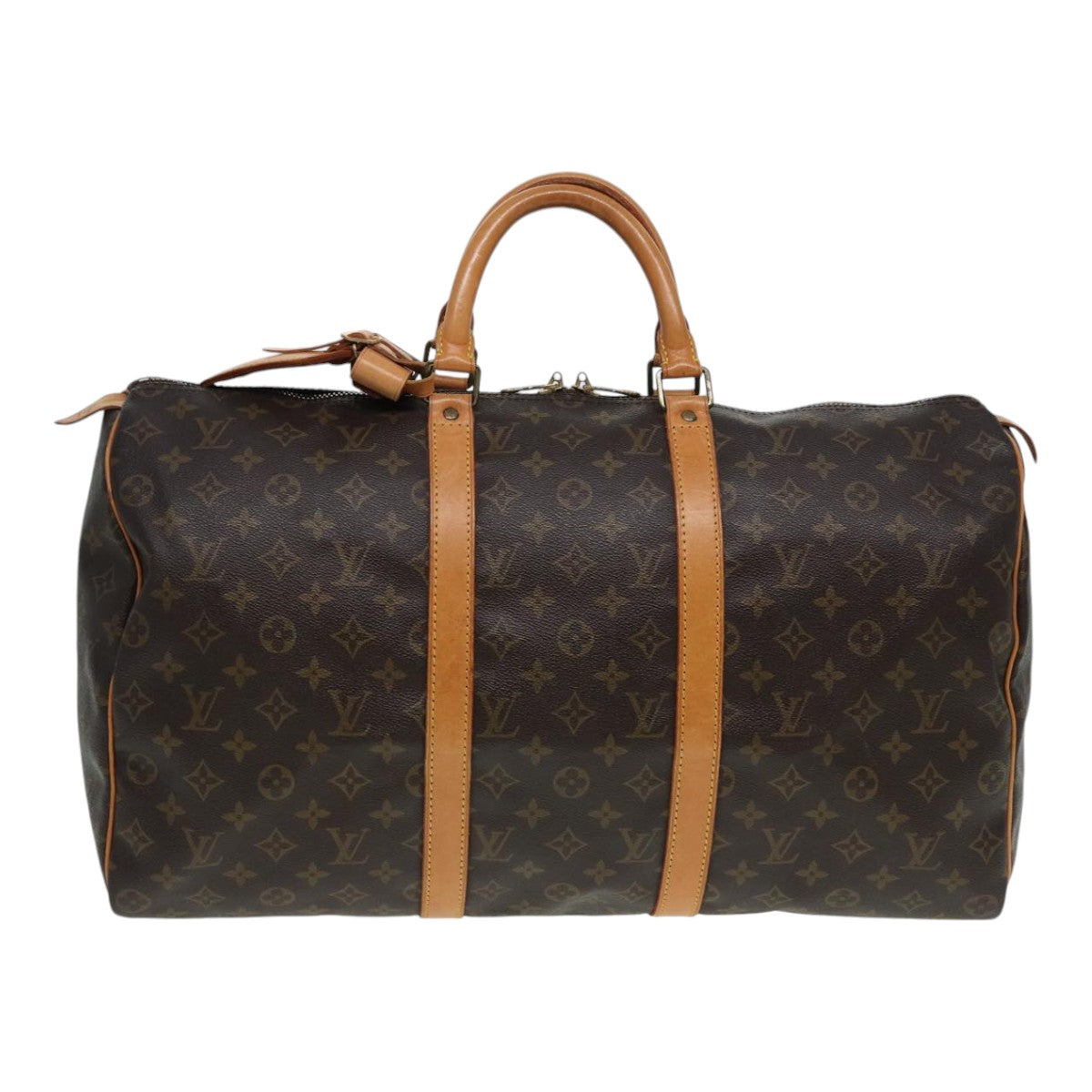 LOUIS VUITTON Monogram Keepall 50 Boston Bag M41426 LV 86131