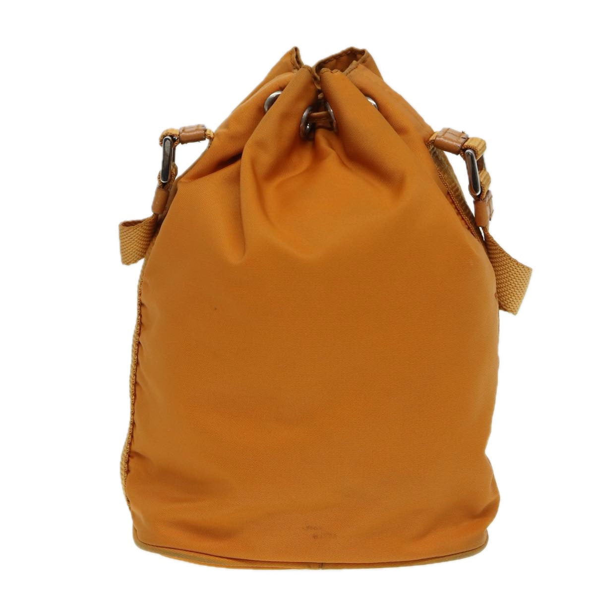 Luxury Prada Pouch Nylon Silver Orange  86150