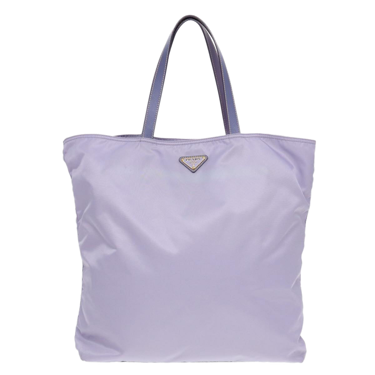 Luxury Prada Robot Tote Bag Nylon Purple Gold  86171