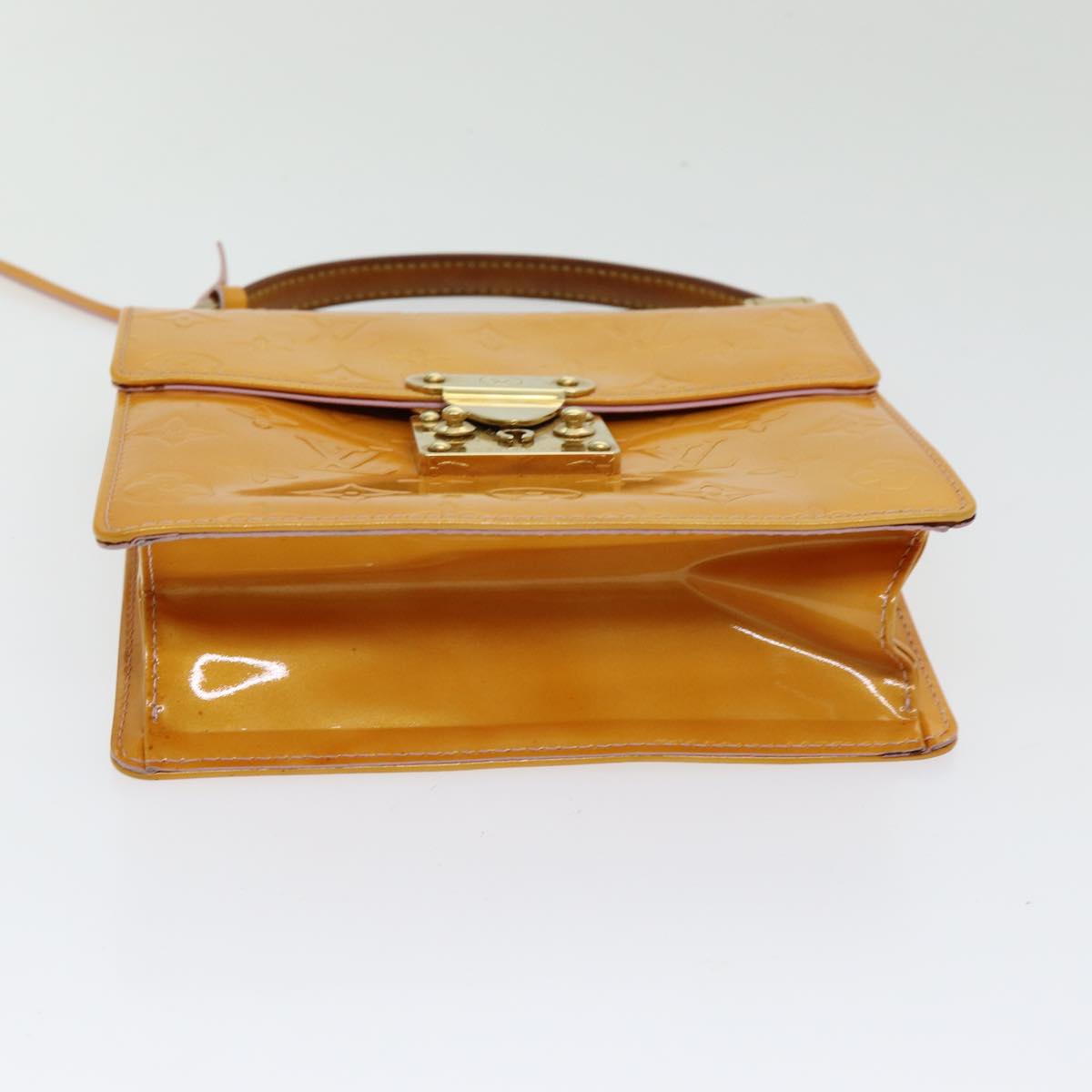 LOUIS VUITTON Vernis Spring Street Hand Bag Marshmallow Pink M91033 86224