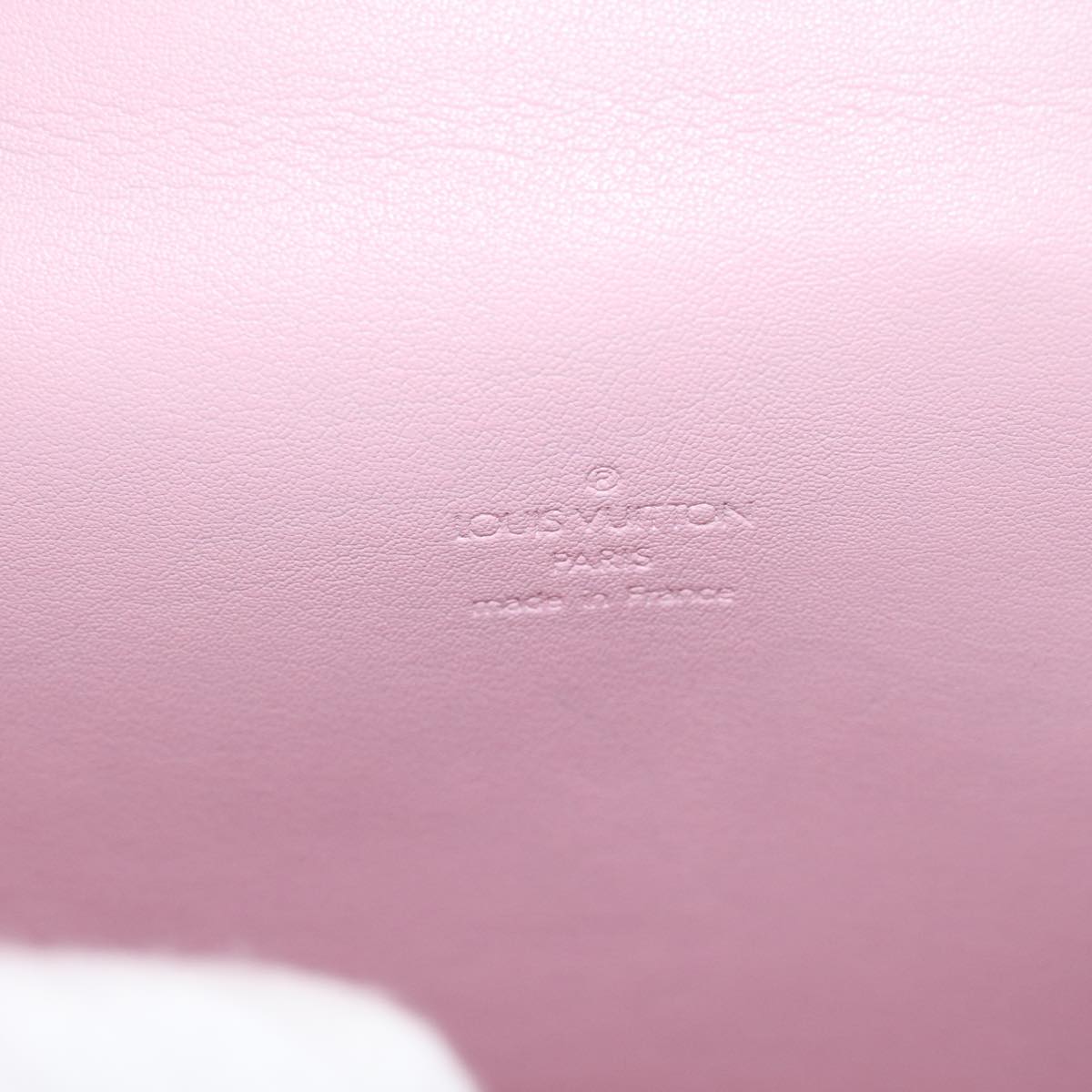 LOUIS VUITTON Vernis Spring Street Hand Bag Marshmallow Pink M91033 86224