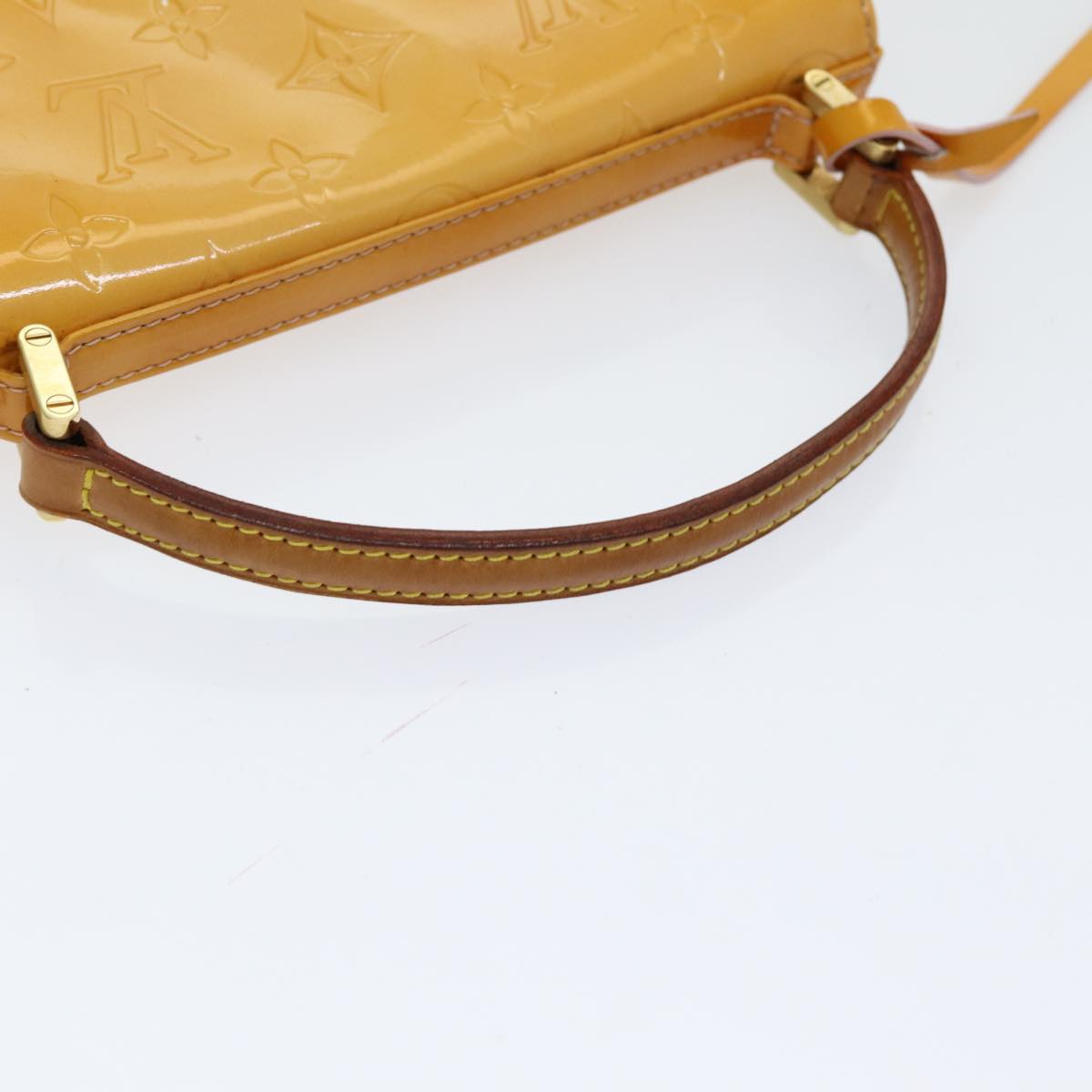 LOUIS VUITTON Vernis Spring Street Hand Bag Marshmallow Pink M91033 86224