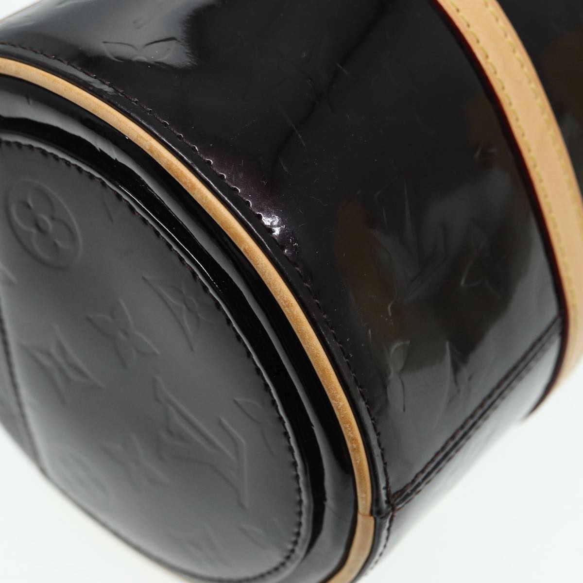 LOUIS VUITTON Monogram Vernis Bedford Hand Bag Amarante M91996 LV 86264