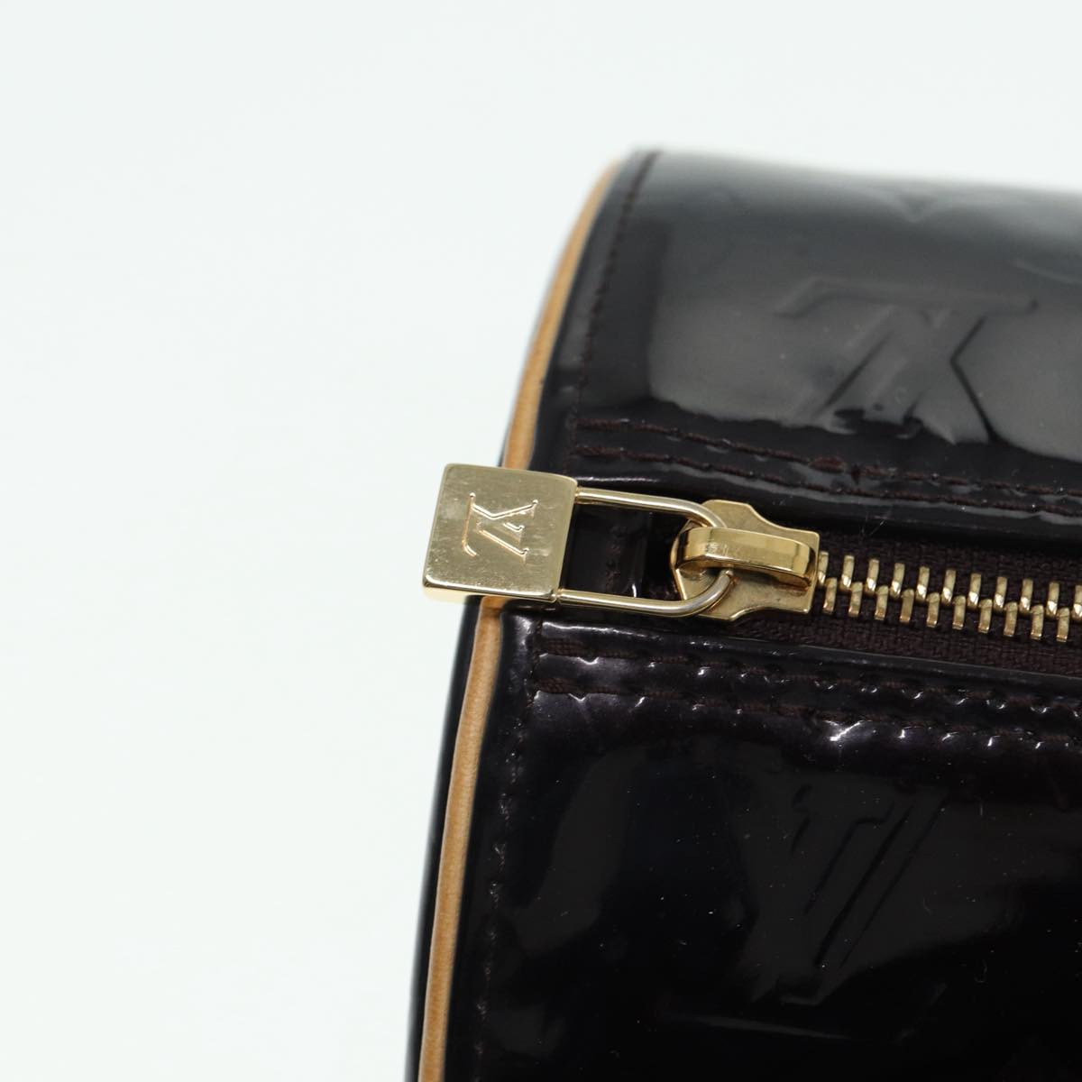 LOUIS VUITTON Monogram Vernis Bedford Hand Bag Amarante M91996 LV 86264