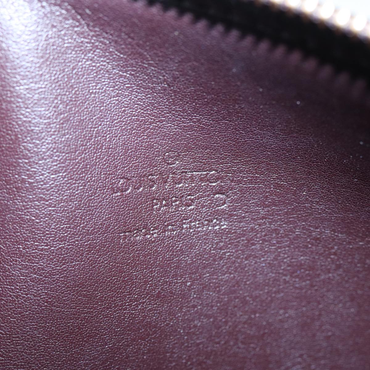 LOUIS VUITTON Monogram Vernis Bedford Hand Bag Amarante M91996 LV 86264
