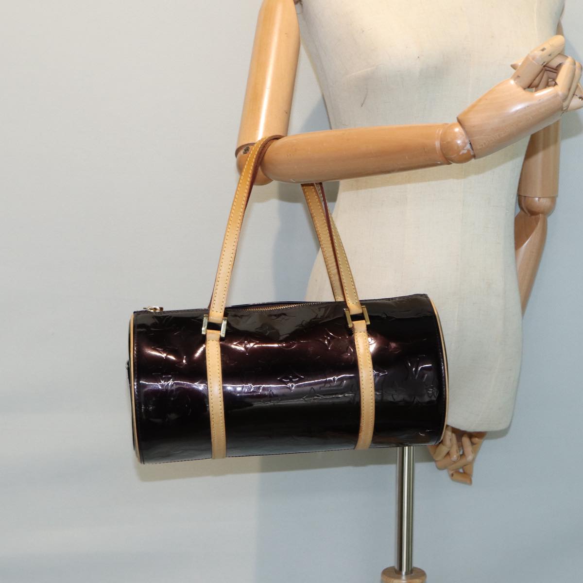 LOUIS VUITTON Monogram Vernis Bedford Hand Bag Amarante M91996 LV 86264