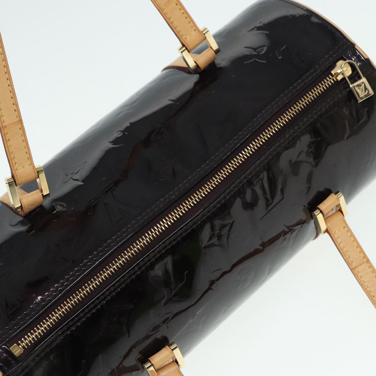 LOUIS VUITTON Monogram Vernis Bedford Hand Bag Amarante M91996 LV 86264