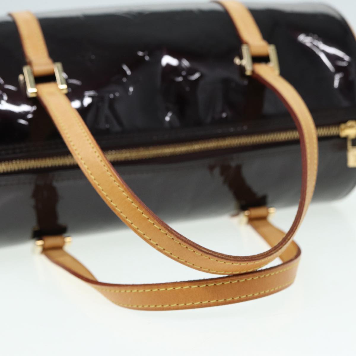 LOUIS VUITTON Monogram Vernis Bedford Hand Bag Amarante M91996 LV 86264