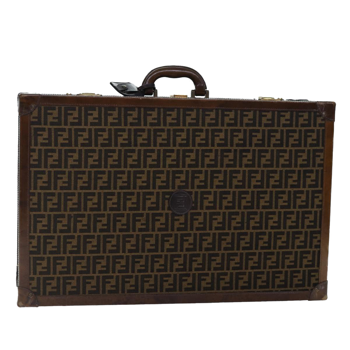 Luxury Fendi Zucca Canvas Trunk Brown86274