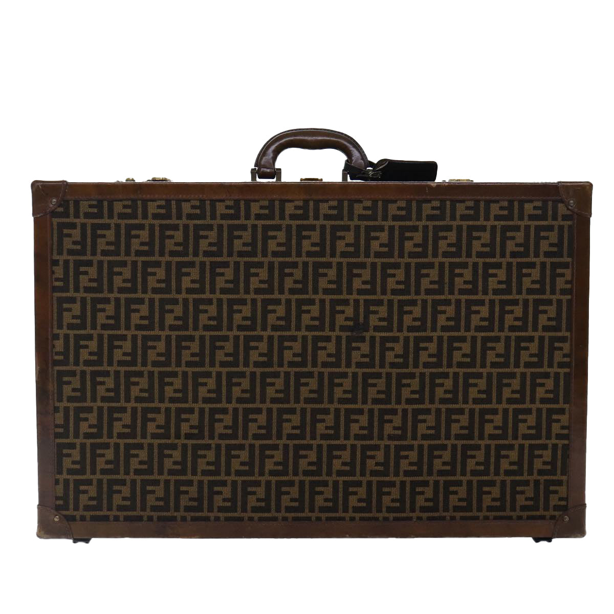 Luxury Fendi Zucca Canvas Trunk Brown86274