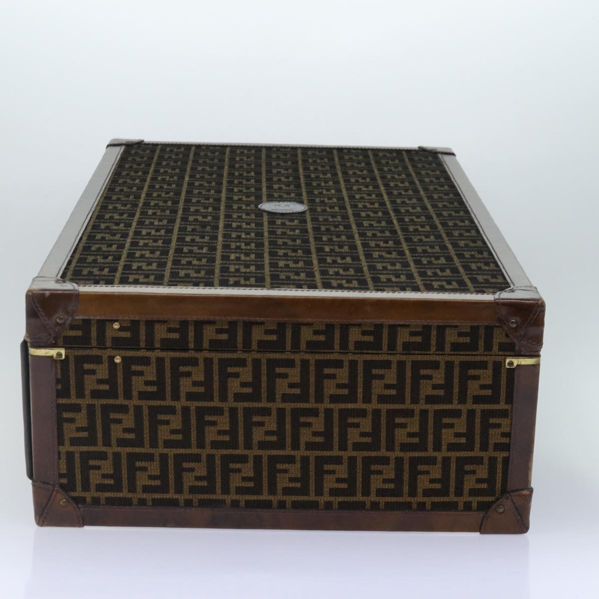 Luxury Fendi Zucca Canvas Trunk Brown86274