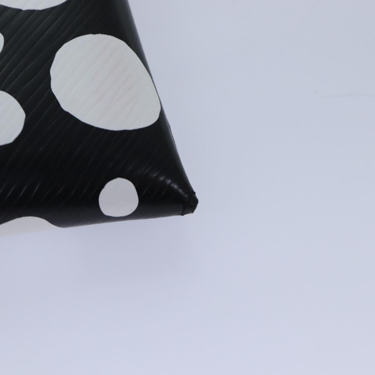 LOUIS VUITTON Epi Yayoi Kusama Pochette Kirigami Pouch Black M81959 86284S