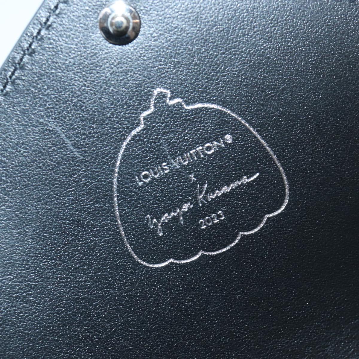LOUIS VUITTON Epi Yayoi Kusama Pochette Kirigami Pouch Black M81959 86284S