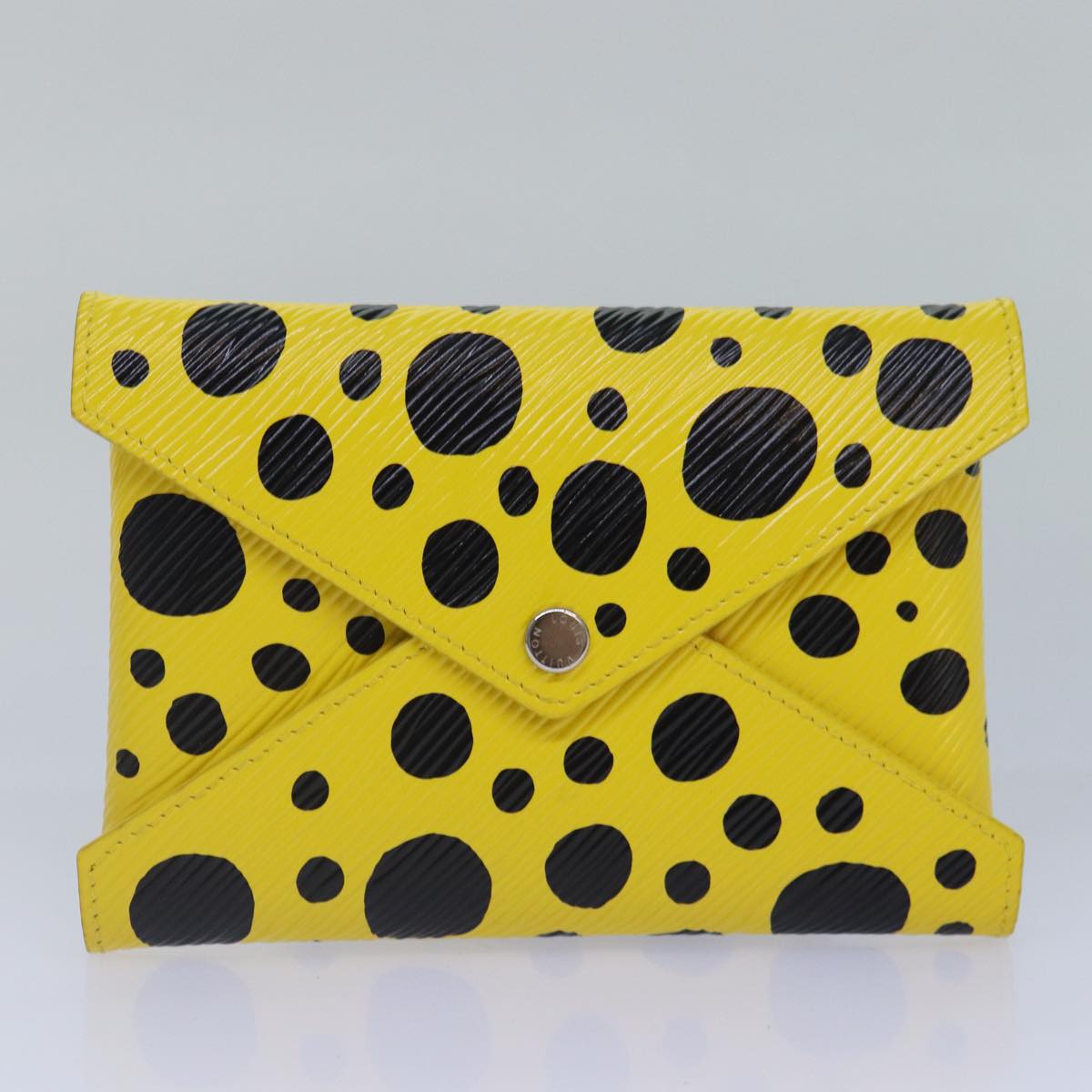 LOUIS VUITTON Epi Yayoi Kusama Pochette Kirigami Pouch Black M81959 86284S