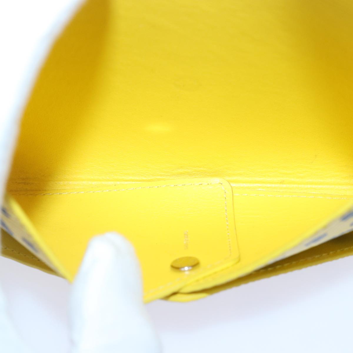 LOUIS VUITTON Epi Yayoi Kusama Pochette Kirigami Pouch Black M81959 86284S