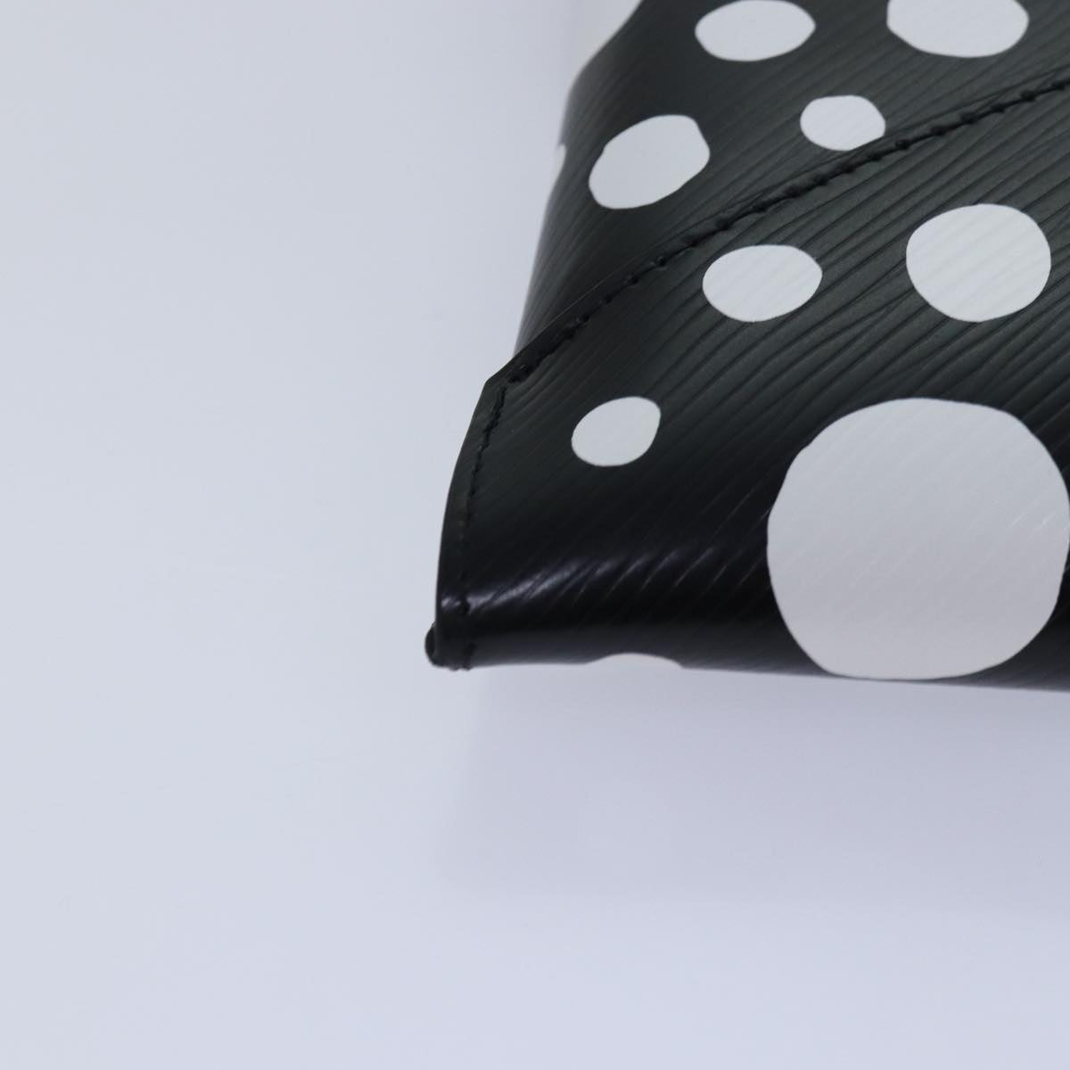 LOUIS VUITTON Epi Yayoi Kusama Pochette Kirigami Pouch Black M81959 86284S