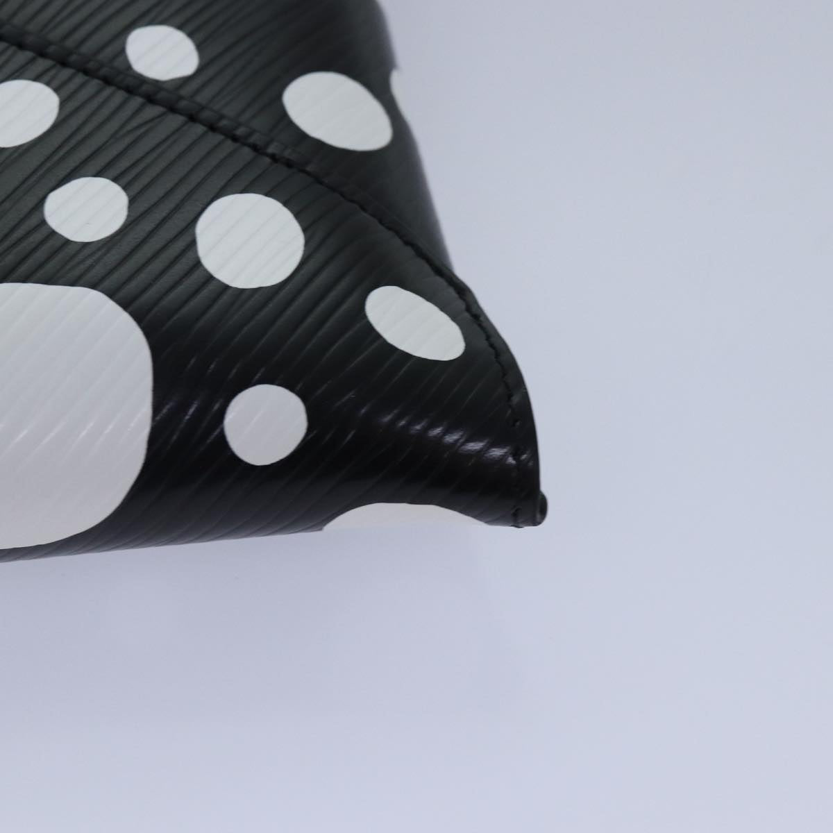 LOUIS VUITTON Epi Yayoi Kusama Pochette Kirigami Pouch Black M81959 86284S