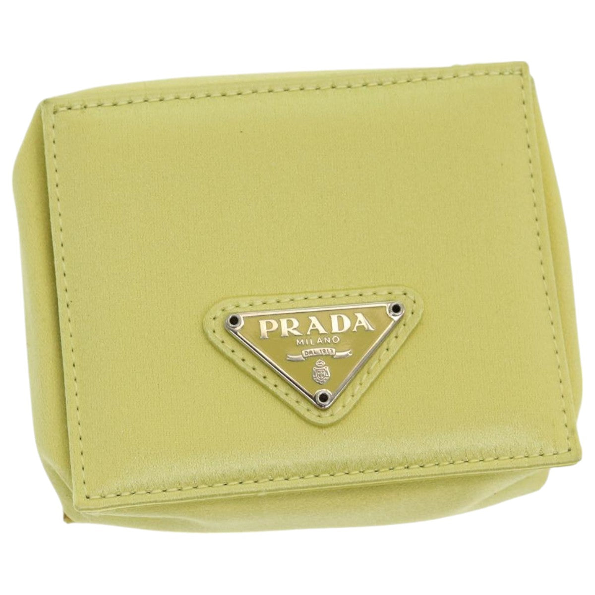 Luxury Prada Coin Purse Nylon Yellow M634  86325