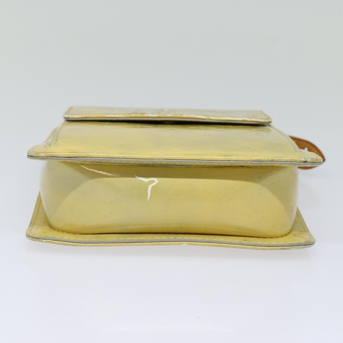 LOUIS VUITTON Monogram Vernis Motto Accessory Pouch Gris M91030 LV 86327