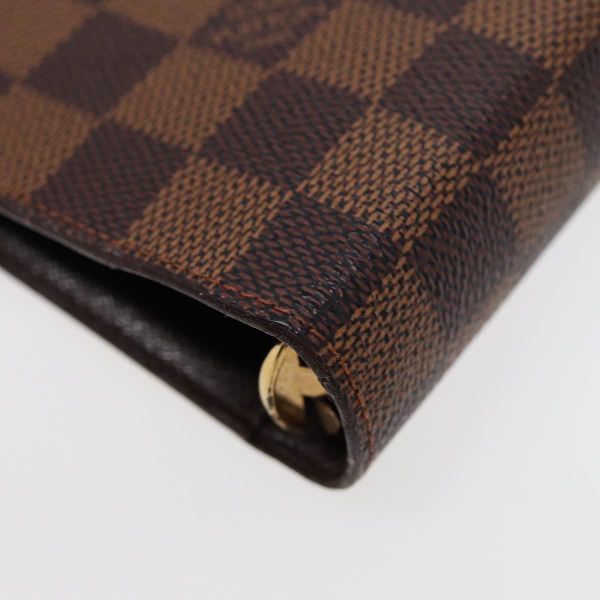 LOUIS VUITTON Damier Ebene Agenda MM Day Planner Cover R20240 LV 86350