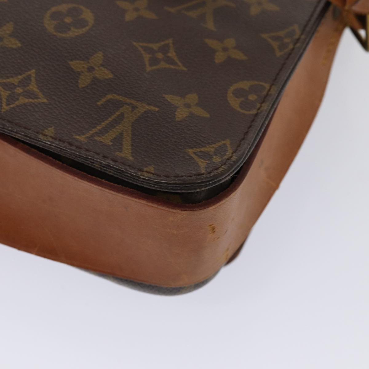 LOUIS VUITTON Monogram Cartouchiere GM Shoulder Bag M51252 LV 86367