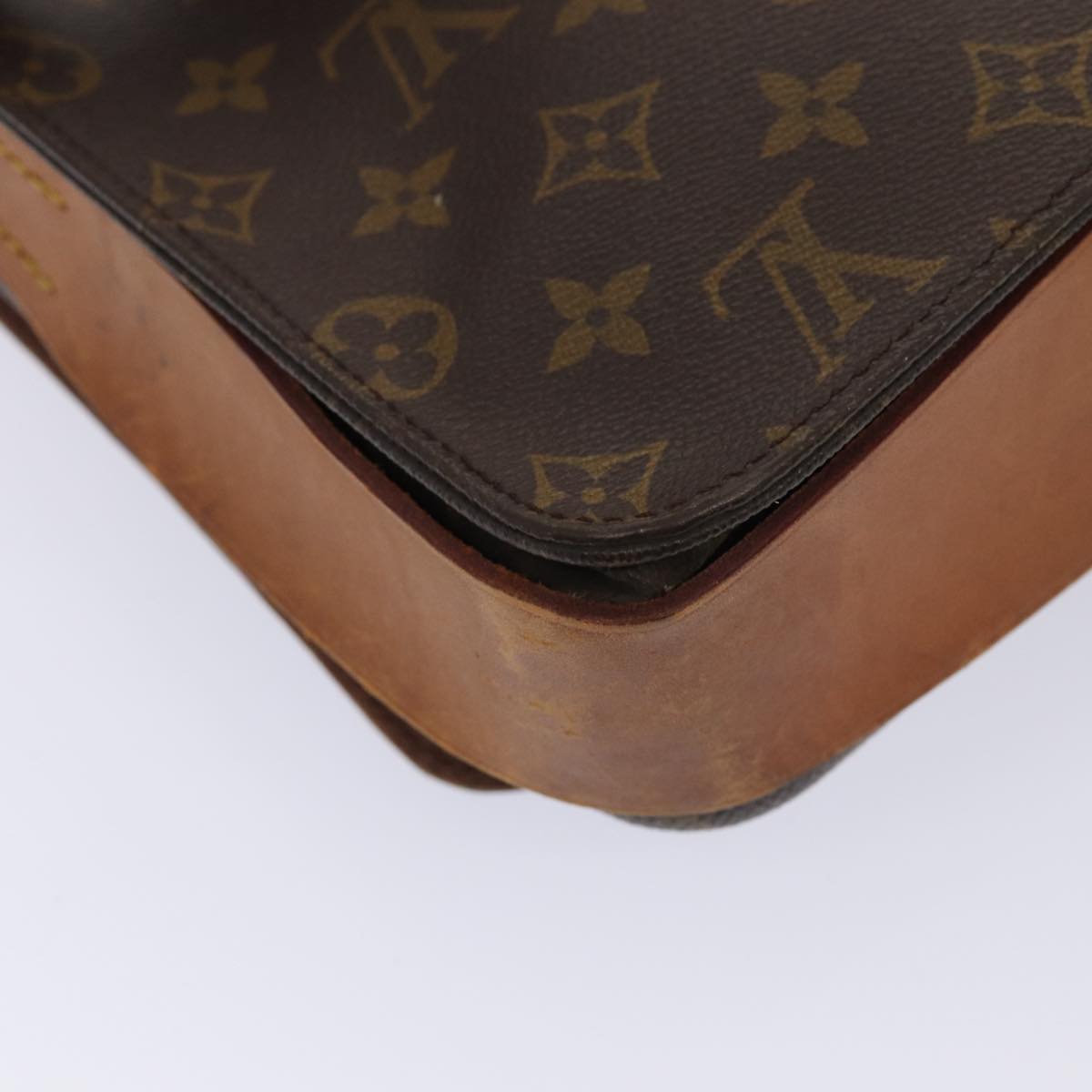 LOUIS VUITTON Monogram Cartouchiere GM Shoulder Bag M51252 LV 86367