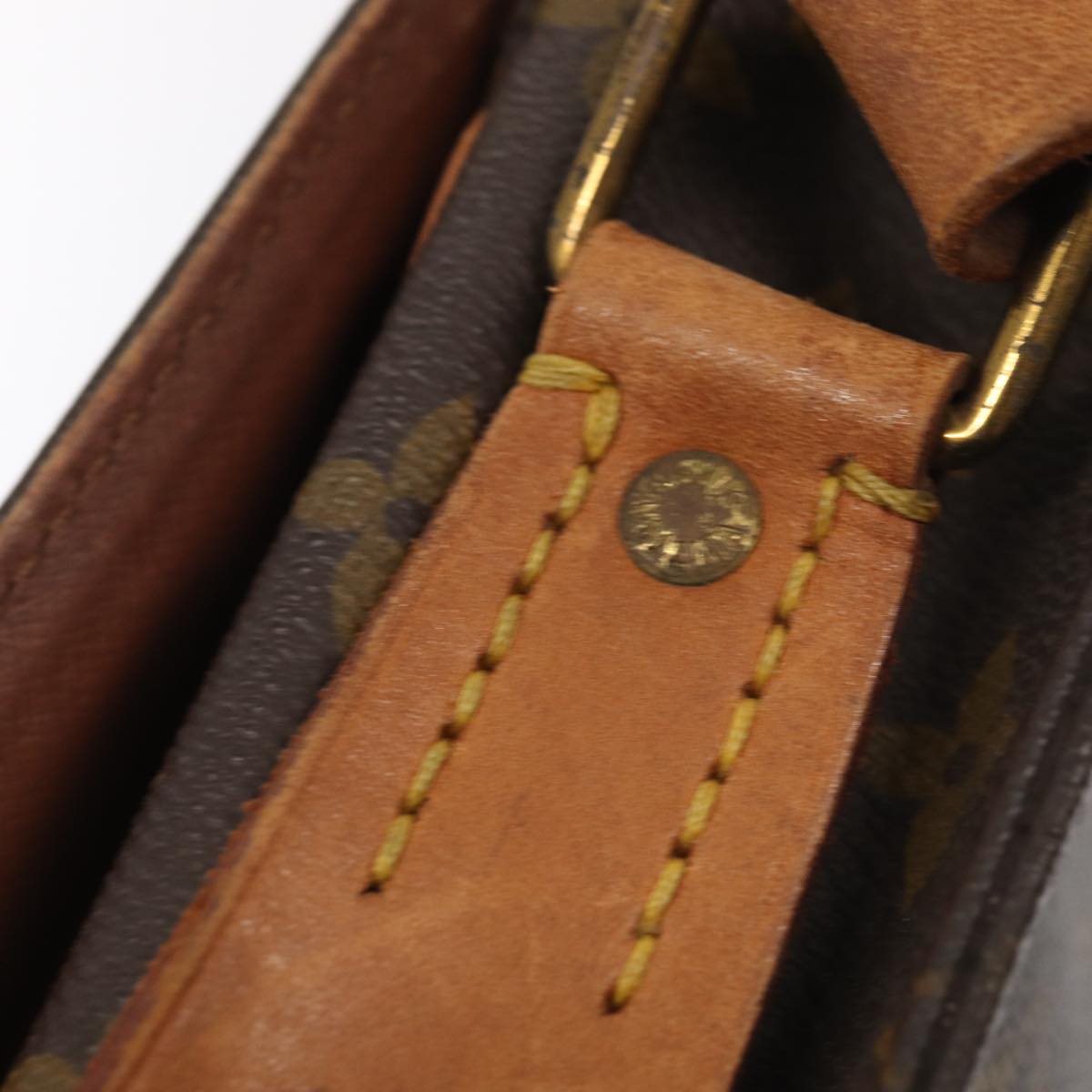LOUIS VUITTON Monogram Cartouchiere GM Shoulder Bag M51252 LV 86367