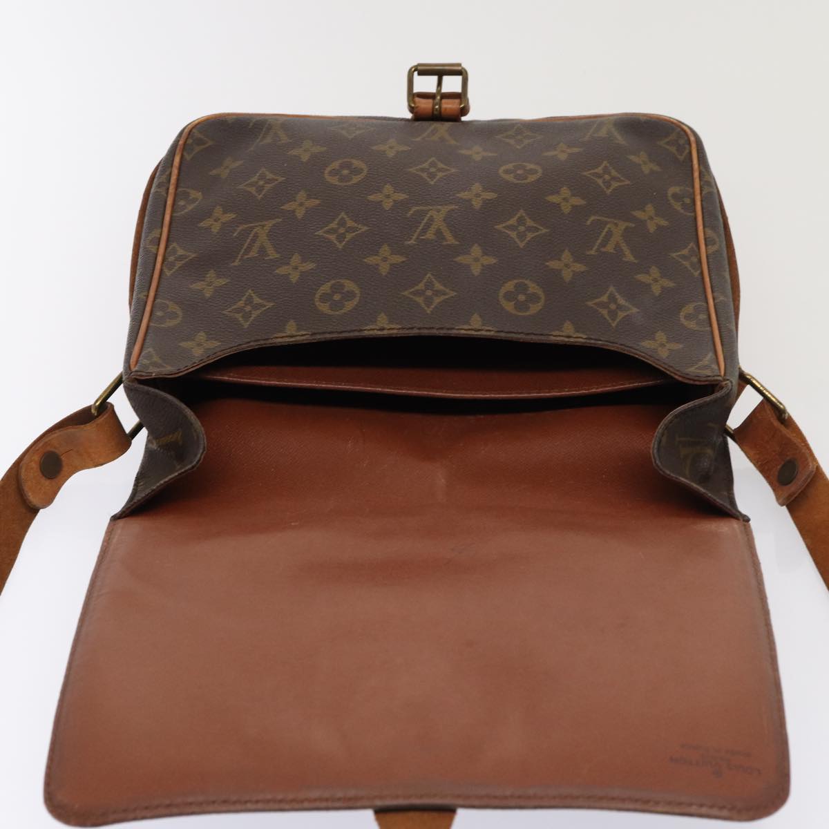 LOUIS VUITTON Monogram Cartouchiere GM Shoulder Bag M51252 LV 86367