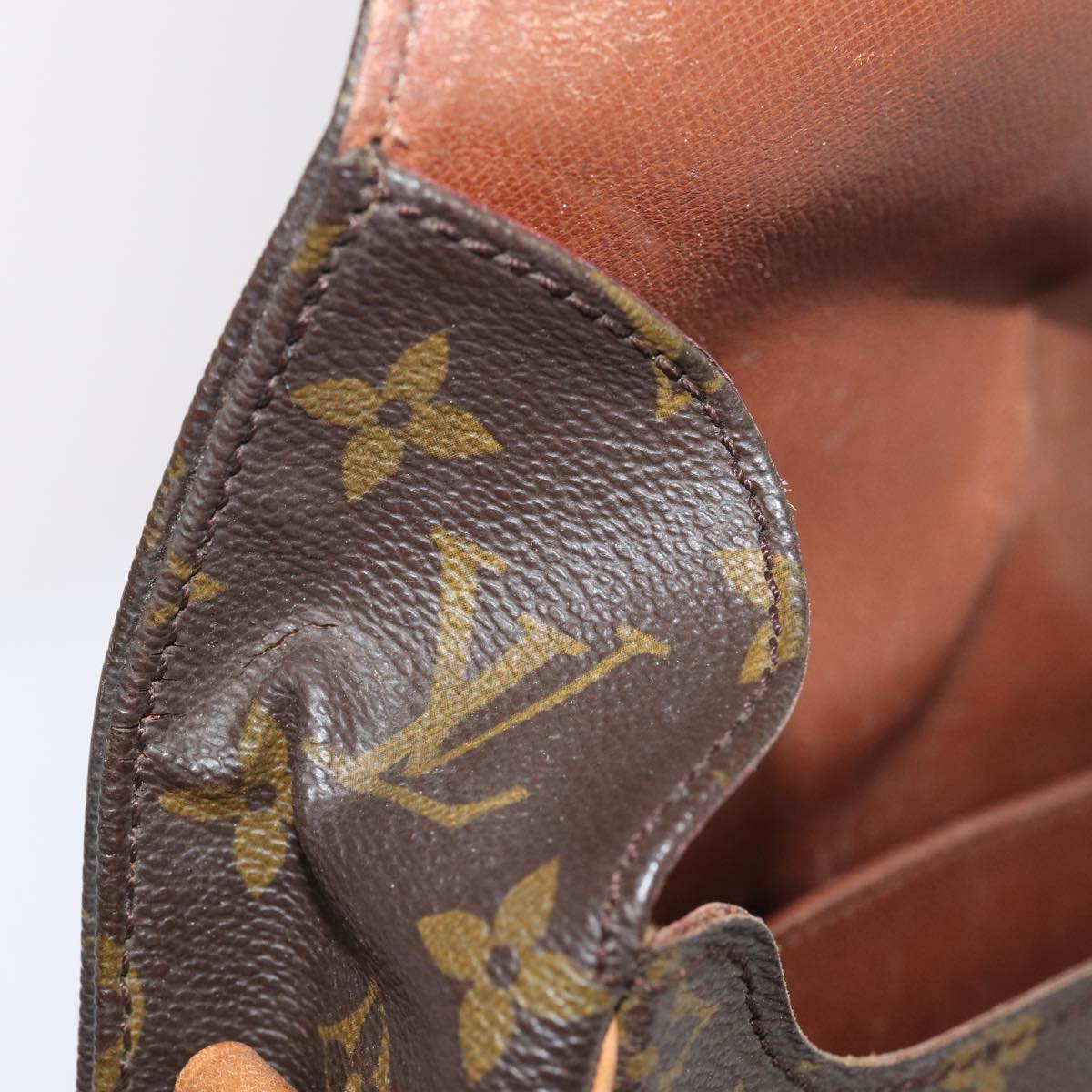LOUIS VUITTON Monogram Cartouchiere GM Shoulder Bag M51252 LV 86367