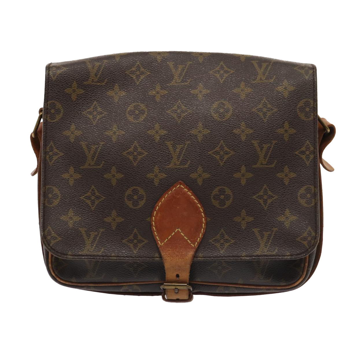 LOUIS VUITTON Monogram Cartouchiere GM Shoulder Bag M51252 LV 86367