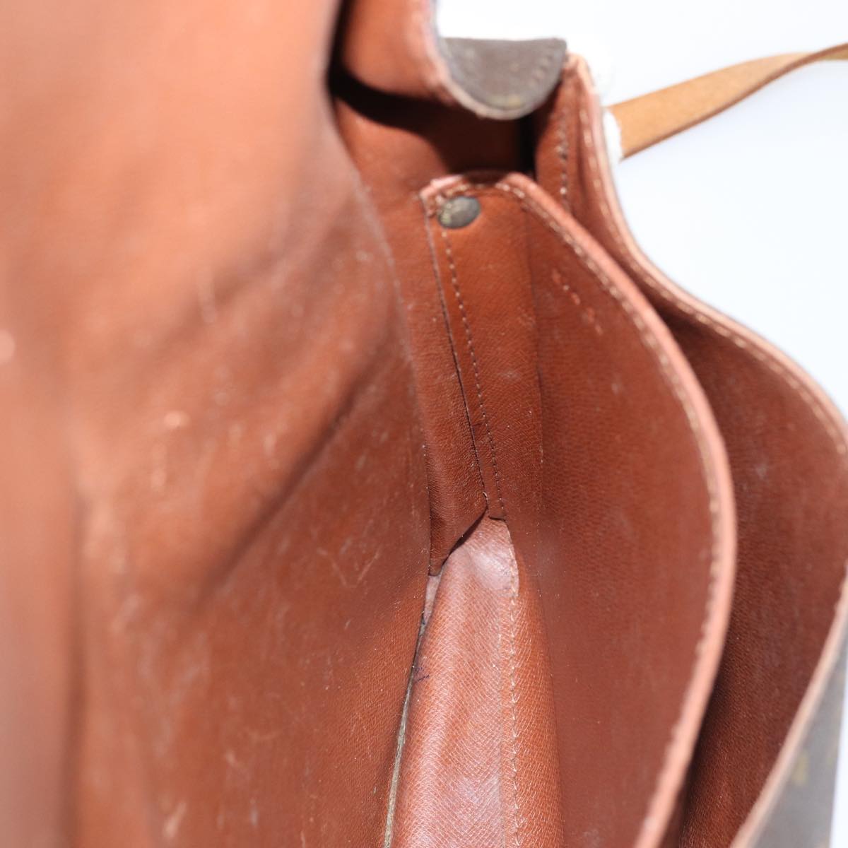 LOUIS VUITTON Monogram Cartouchiere GM Shoulder Bag M51252 LV 86367
