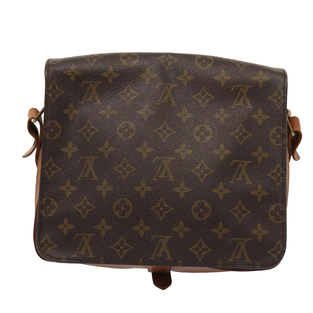 LOUIS VUITTON Monogram Cartouchiere GM Shoulder Bag M51252 LV 86367