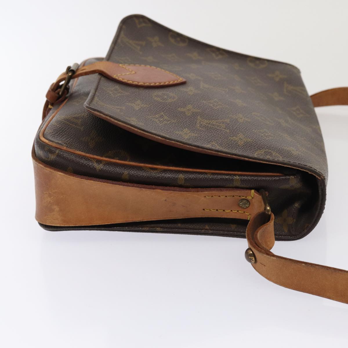 LOUIS VUITTON Monogram Cartouchiere GM Shoulder Bag M51252 LV 86367