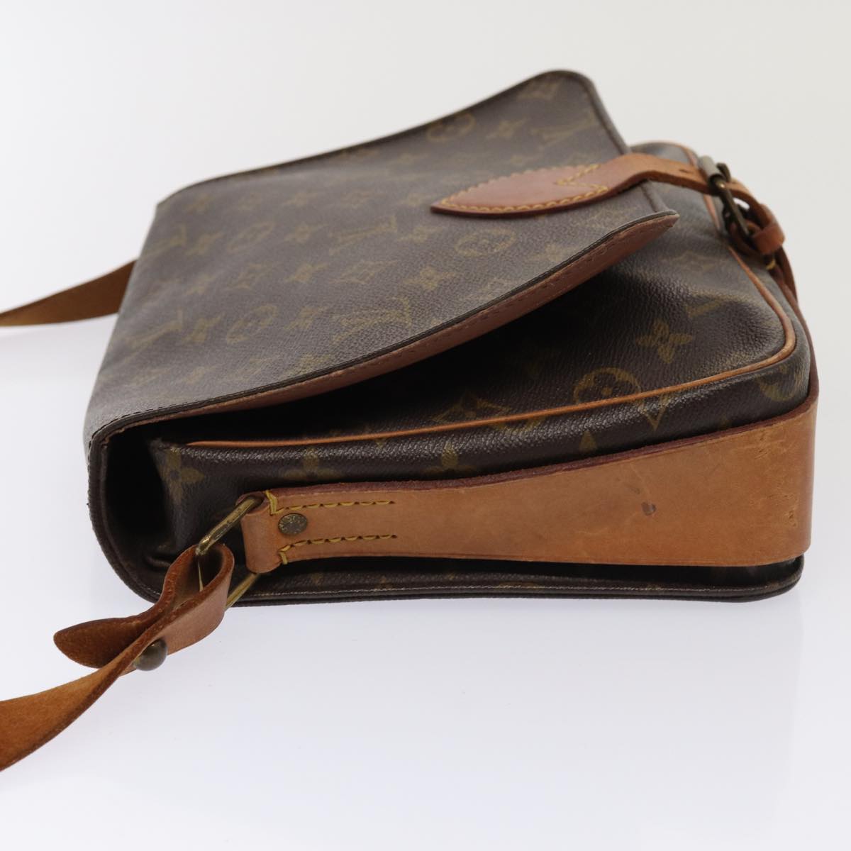 LOUIS VUITTON Monogram Cartouchiere GM Shoulder Bag M51252 LV 86367