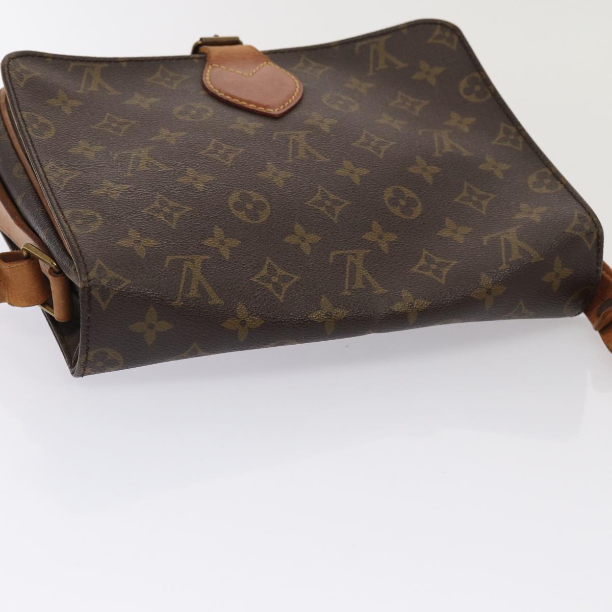 LOUIS VUITTON Monogram Cartouchiere GM Shoulder Bag M51252 LV 86367