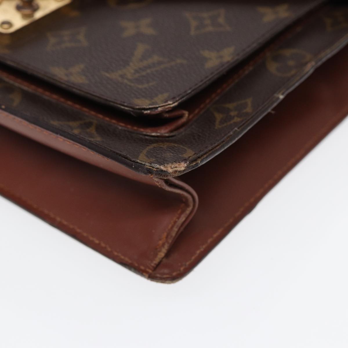 LOUIS VUITTON Monogram Monceau 26 Shoulder Bag M51187 LV 86376