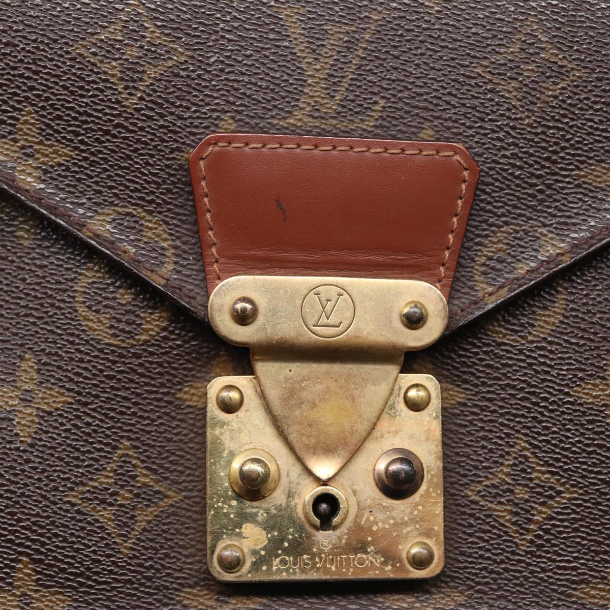 LOUIS VUITTON Monogram Monceau 26 Shoulder Bag M51187 LV 86376