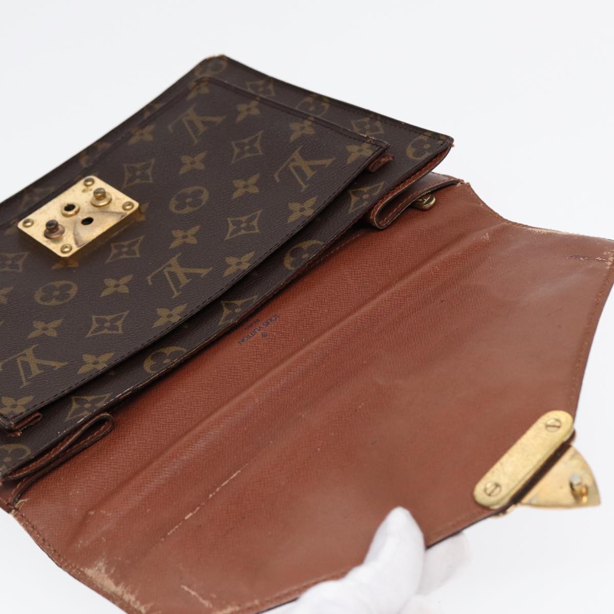 LOUIS VUITTON Monogram Monceau 26 Shoulder Bag M51187 LV 86376