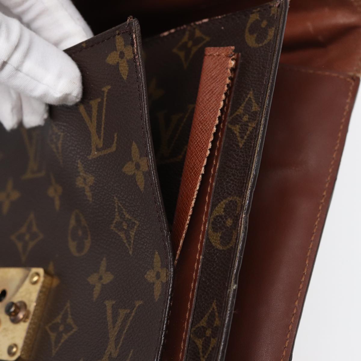 LOUIS VUITTON Monogram Monceau 26 Shoulder Bag M51187 LV 86376