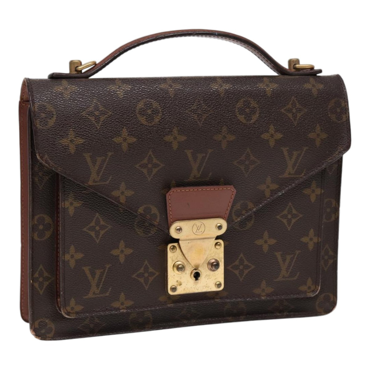 LOUIS VUITTON Monogram Monceau 26 Shoulder Bag M51187 LV 86376