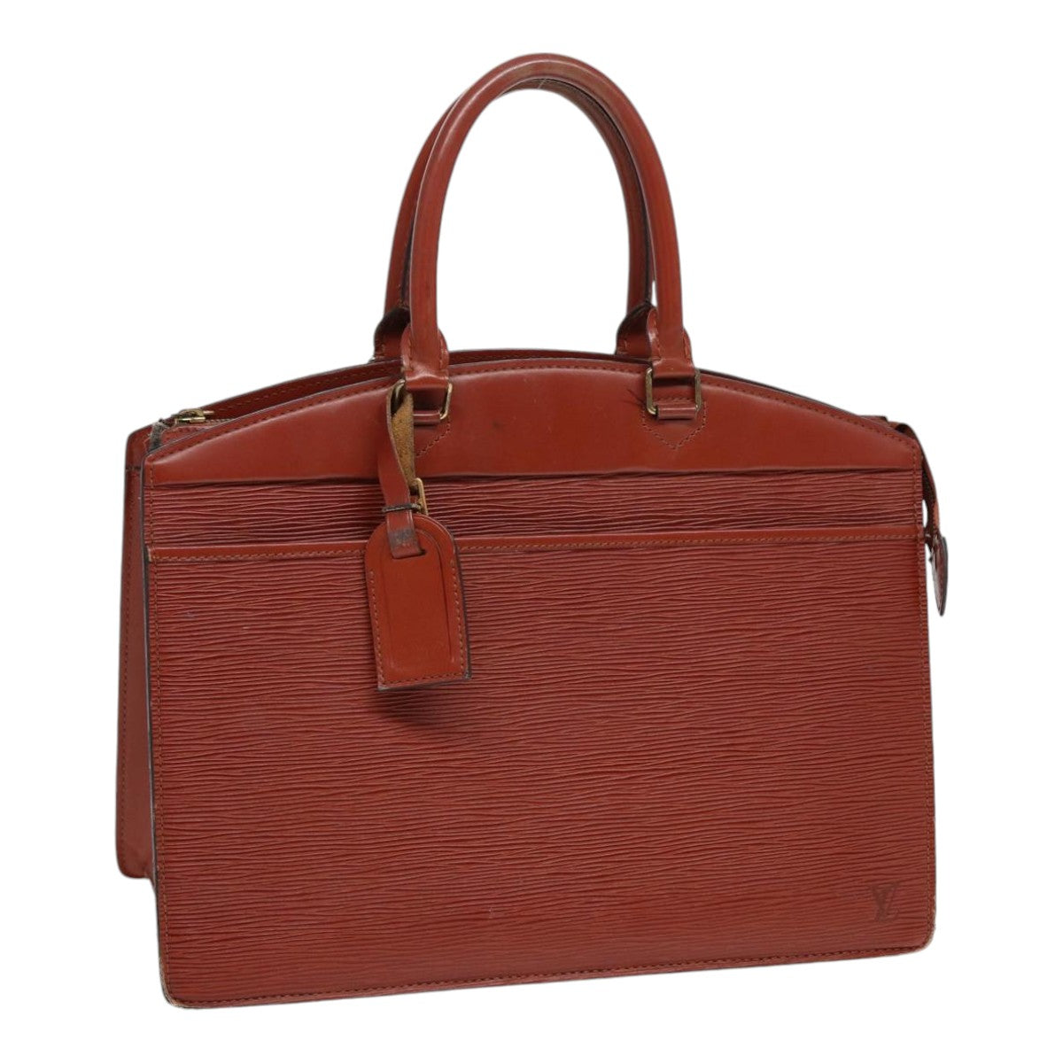 LOUIS VUITTON Epi Riviera Hand Bag Brown M48183 LV 86380