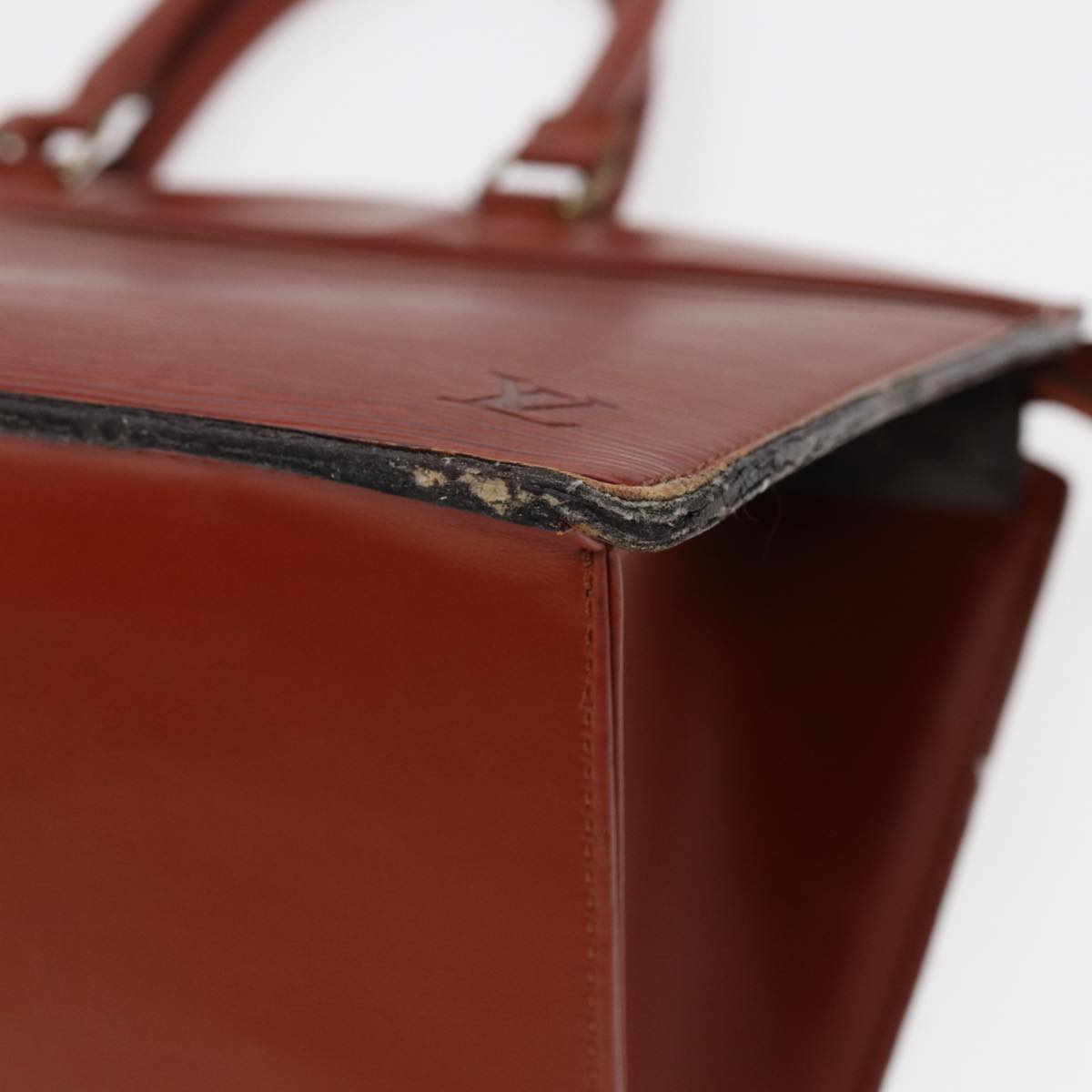 LOUIS VUITTON Epi Riviera Hand Bag Brown M48183 LV 86380