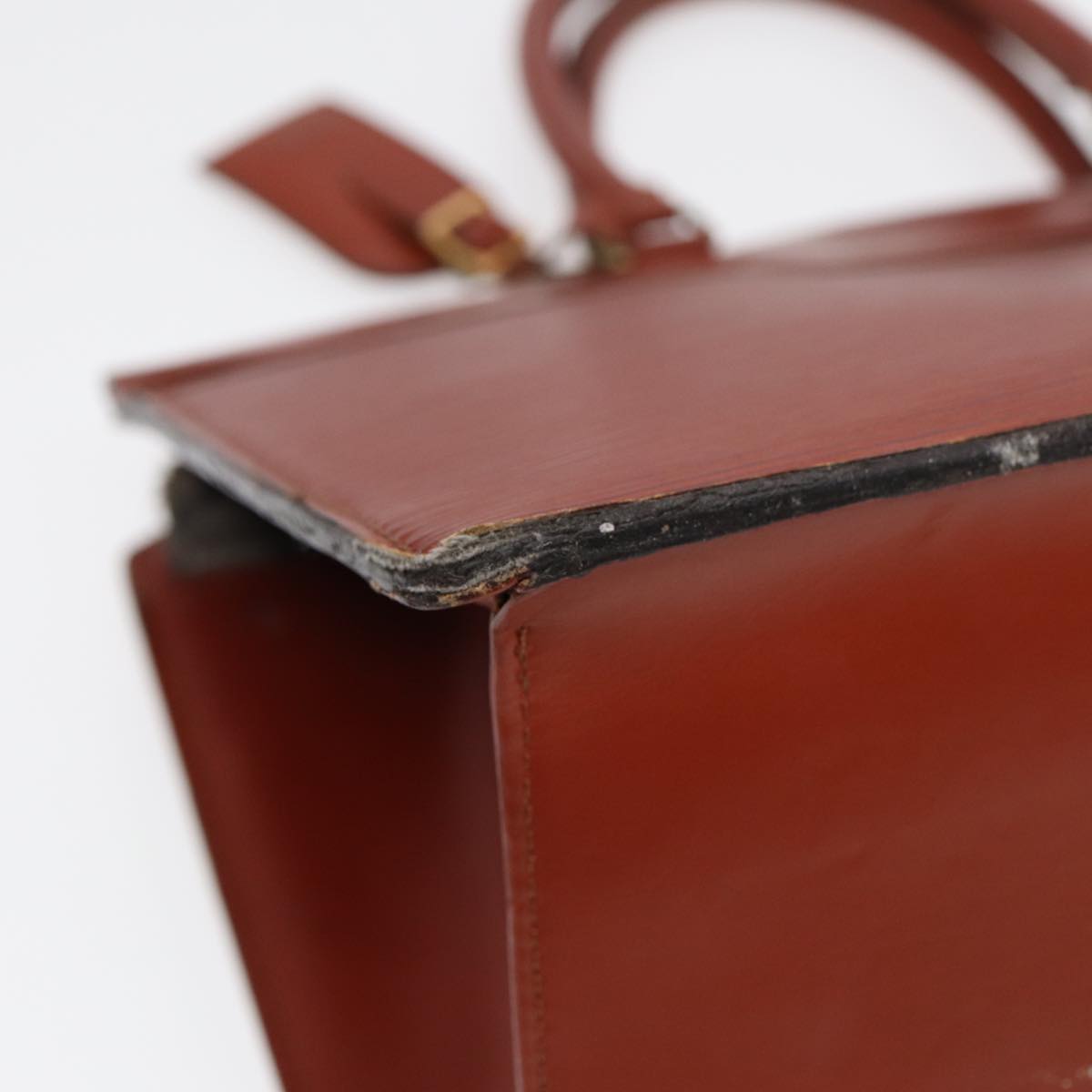 LOUIS VUITTON Epi Riviera Hand Bag Brown M48183 LV 86380