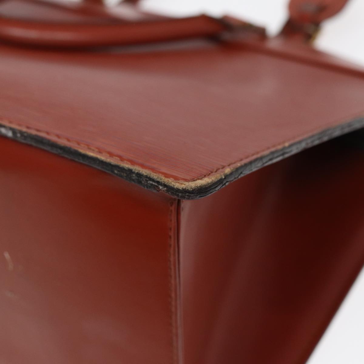 LOUIS VUITTON Epi Riviera Hand Bag Brown M48183 LV 86380