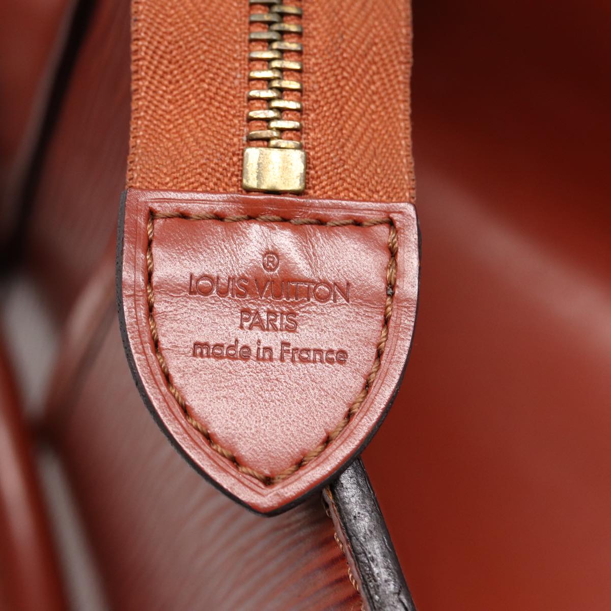 LOUIS VUITTON Epi Riviera Hand Bag Brown M48183 LV 86380