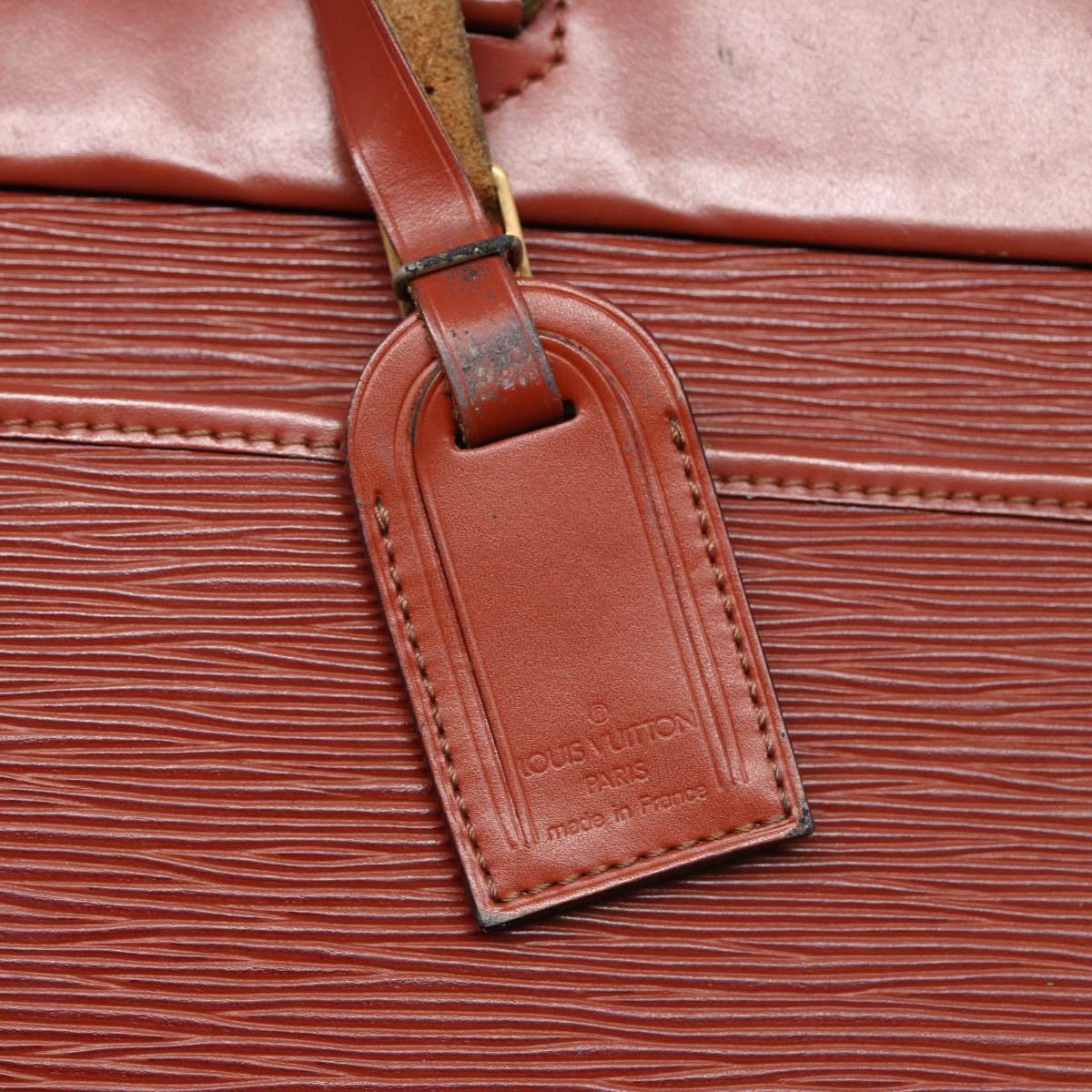 LOUIS VUITTON Epi Riviera Hand Bag Brown M48183 LV 86380