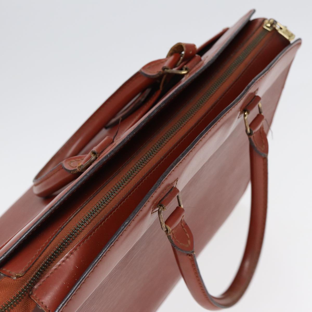 LOUIS VUITTON Epi Riviera Hand Bag Brown M48183 LV 86380