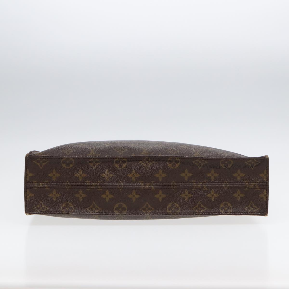 LOUIS VUITTON Monogram Sac Plat Hand Bag M51140 LV 86401