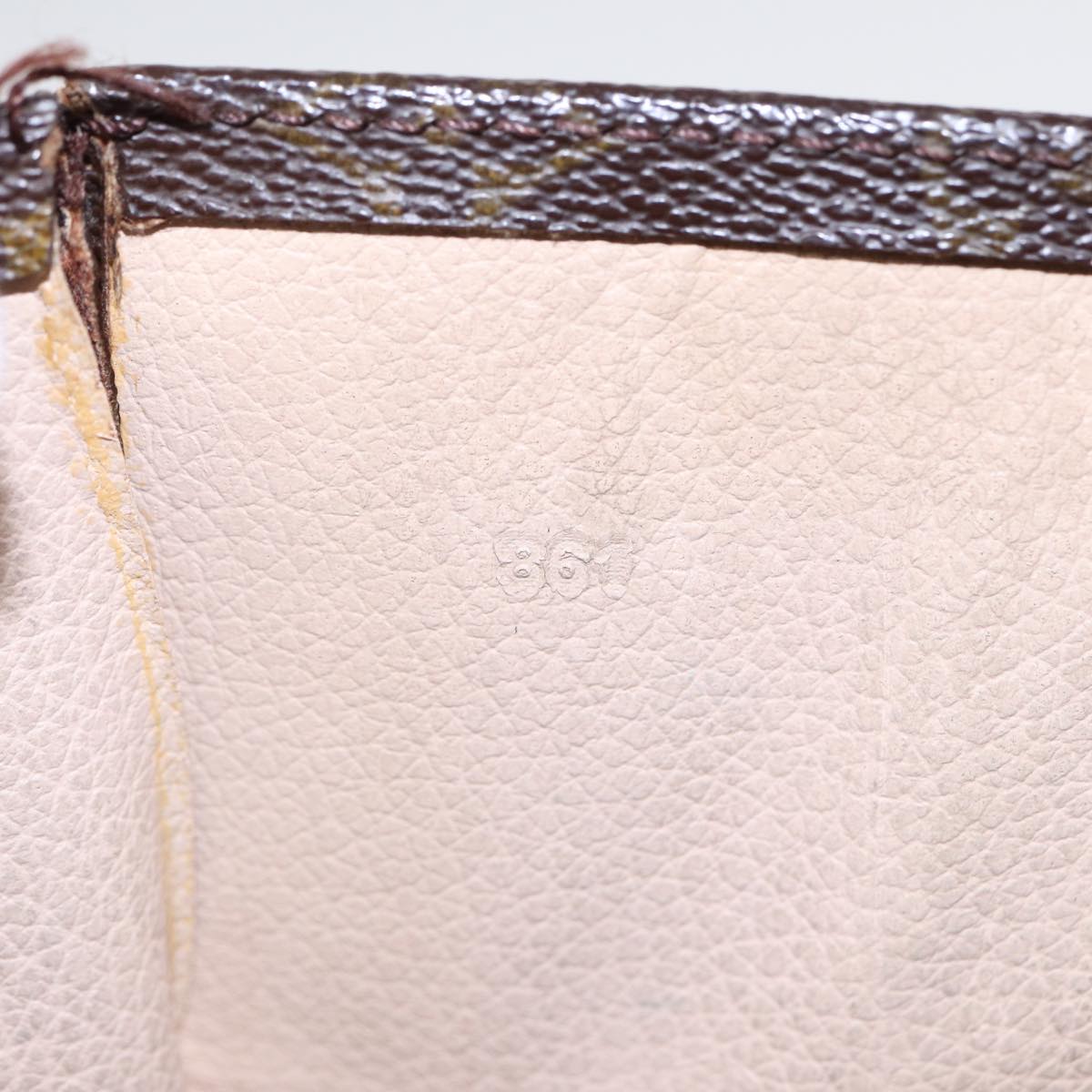 LOUIS VUITTON Monogram Sac Plat Hand Bag M51140 LV 86401